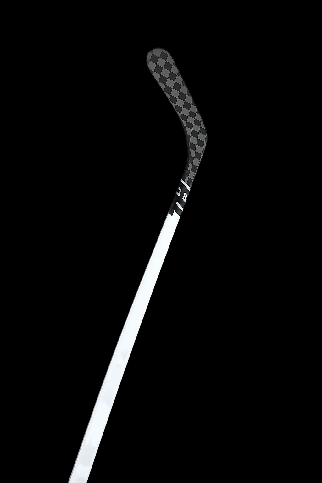 LH 75 flex p92 mid kick CLASSIC raised corner grip whiteout with black blade - TAGGS HOCKEY