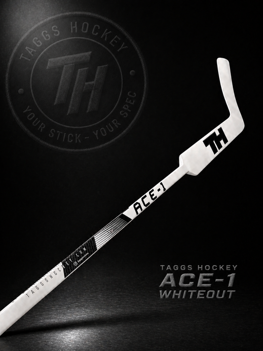 LH 26" P31 ACE-1 Tactile Grip WHITEOUT - TAGGS HOCKEY