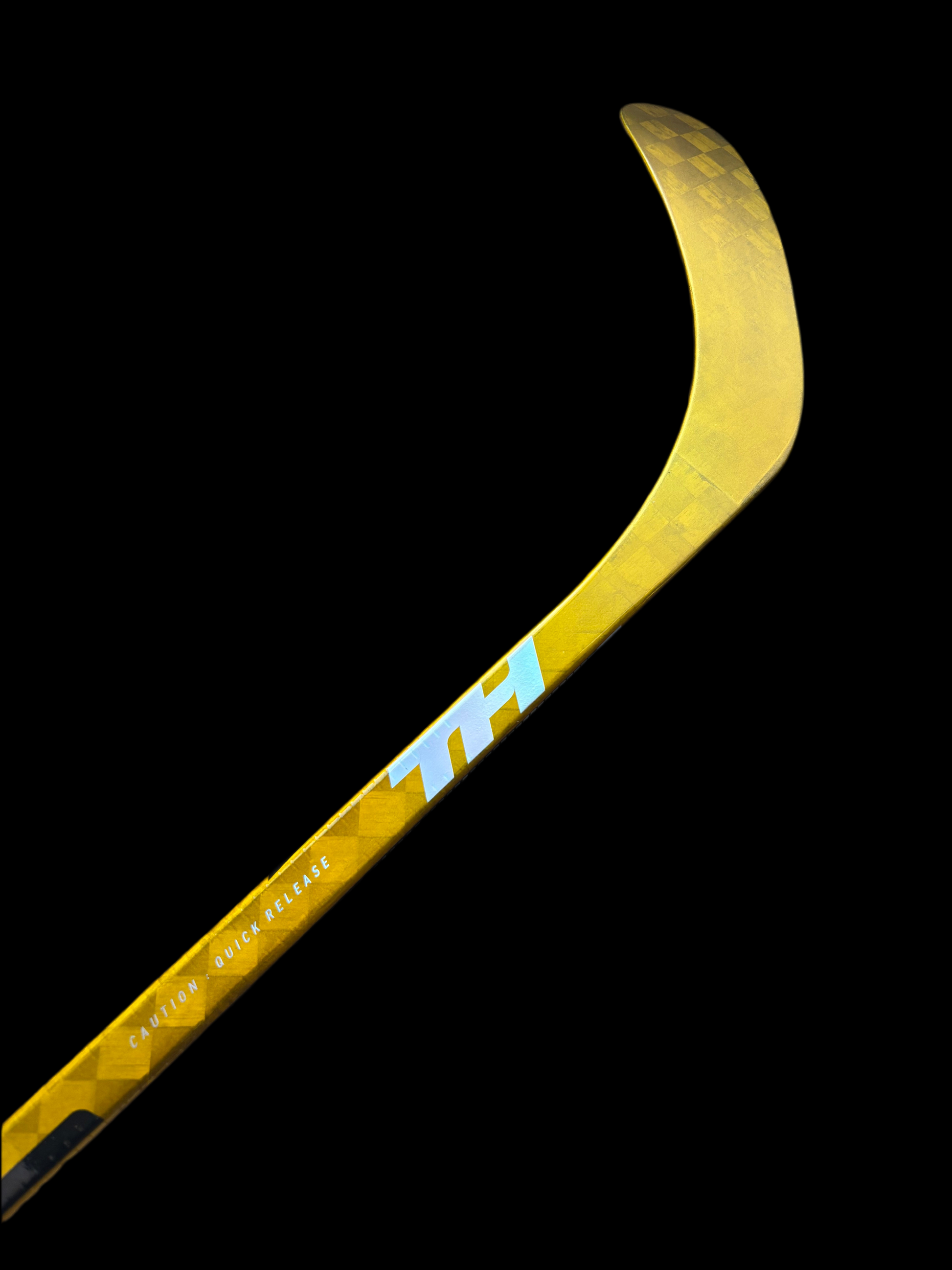 Yellow Taggs Hockey Stick